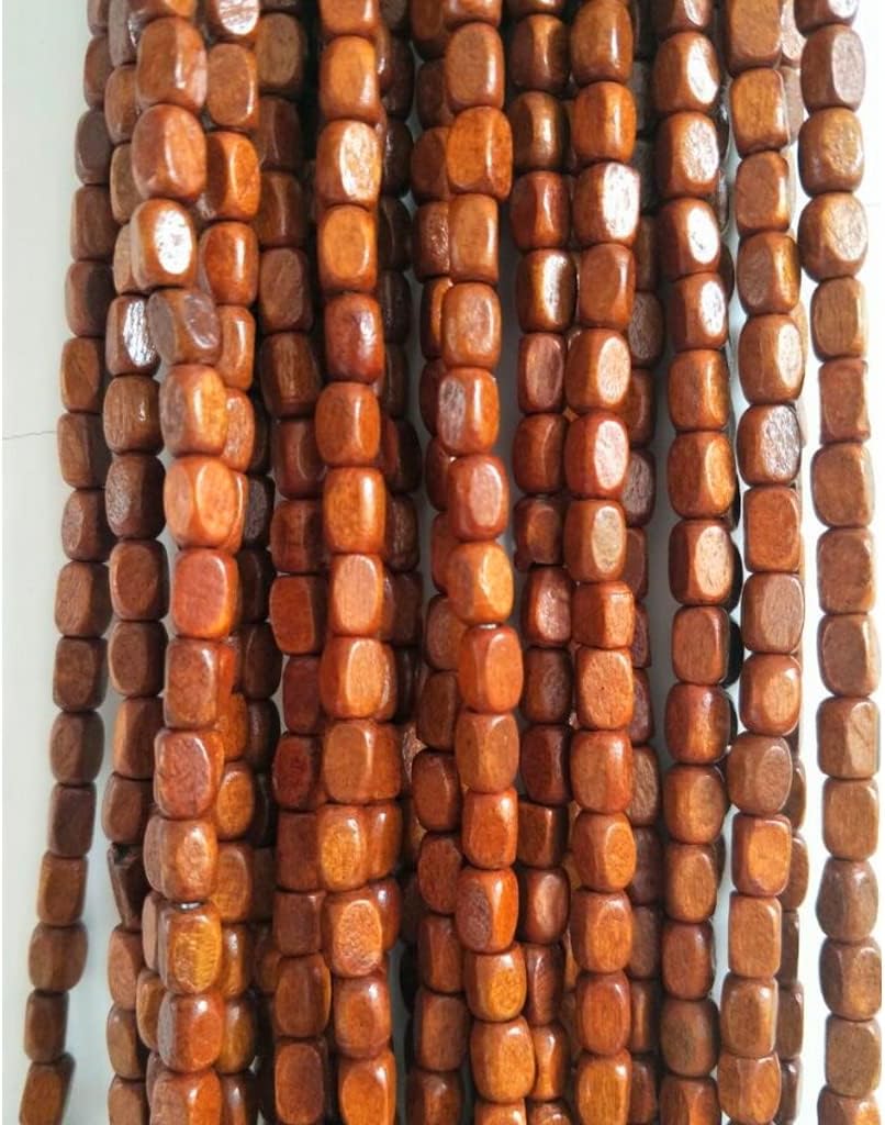 ZHOUXIAO 90 Wood Beaded Curtain with Rods for Doorways