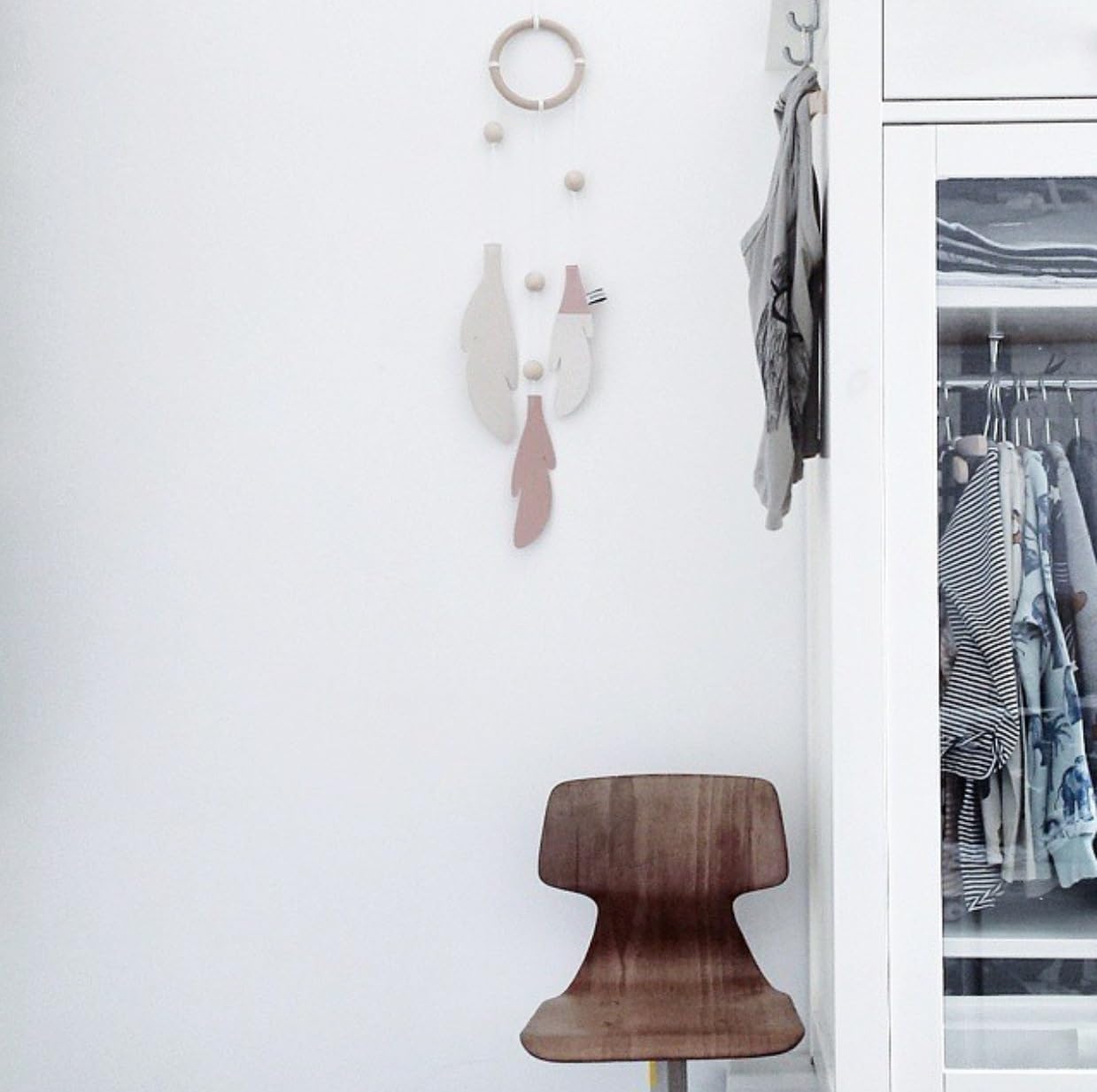 Wooden Dream Catcher DIY Decor Pendant