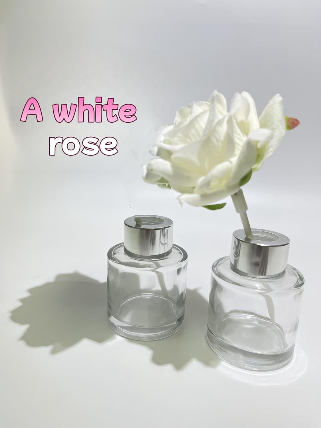 100 Diffuser Sticks with 3-35mm Artificial Flowers