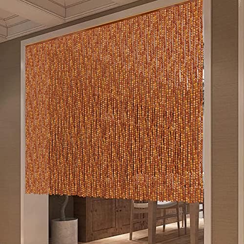 Classic Bamboo Bead Door Curtain for Privacy and Style