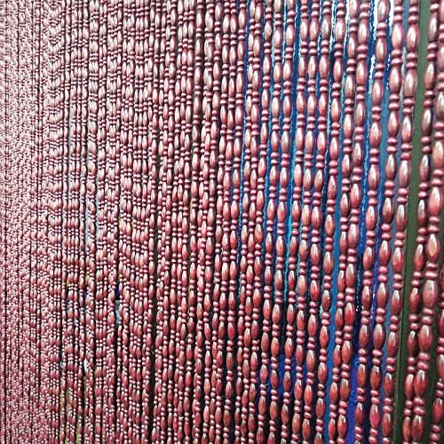 Wooden Beaded Door Curtain for Home Kitchen Room Divider
