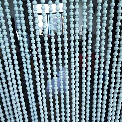 OKUOKA 31 Strands Wood Bead Curtain for Doorways