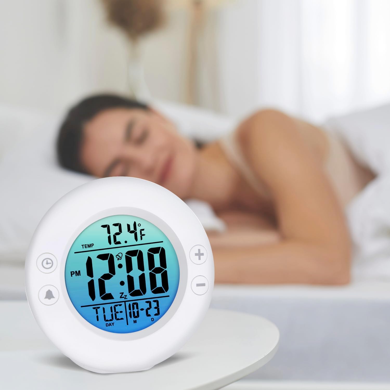 Westclox Digital Alarm Clock with Gradient Backlight