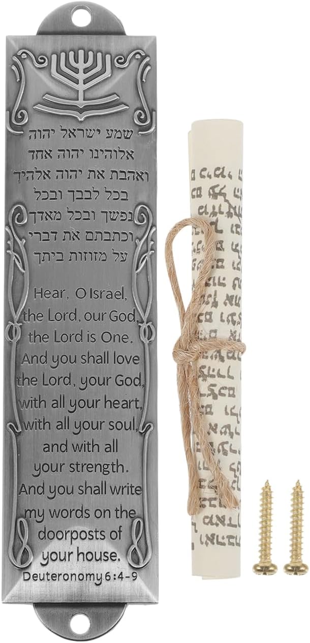 Baluue Mezuzah with Scroll for Front Door