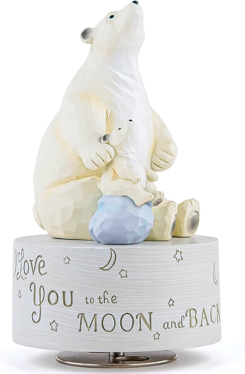 Polar Bear Music Box Figurine with You Are My Sunshine Tune