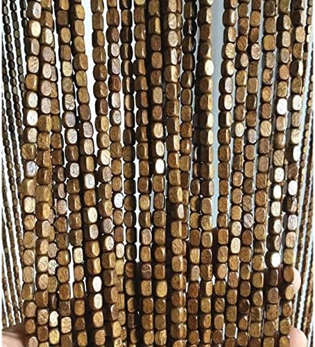 Bamboo Beaded Door Curtain with Customizable Strands