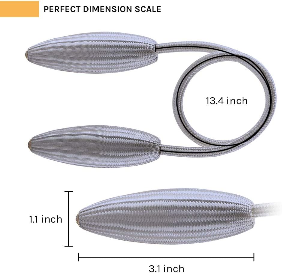 NICEEC 2 Pack Crystal Curtain Tiebacks Holdbacks