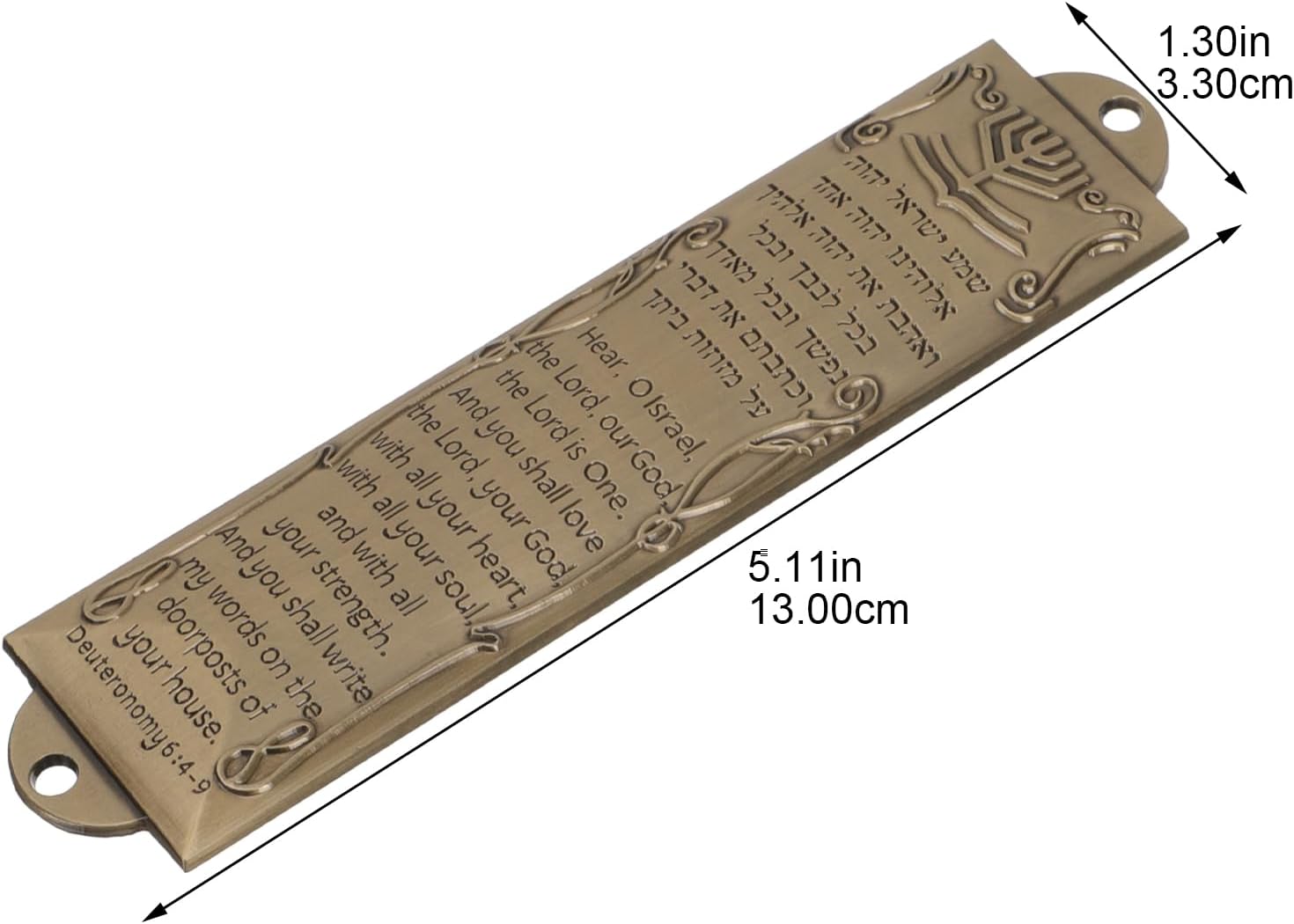 Jewish Mezuzah with Scroll Door Hanger Decor