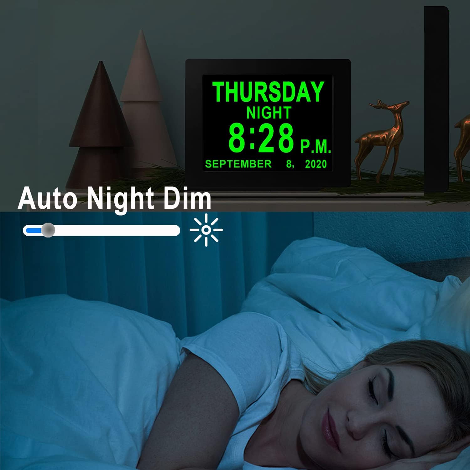 Vfa 20 Alarm Digital Clock with Remote
