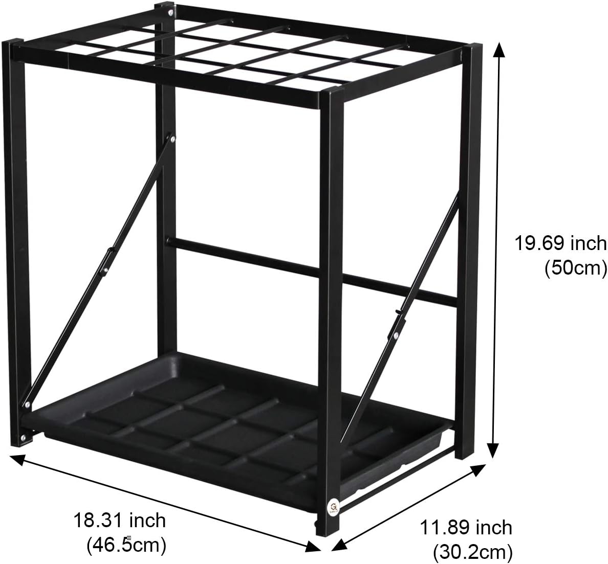 Folding Umbrella Stand with Removable Drip Tray