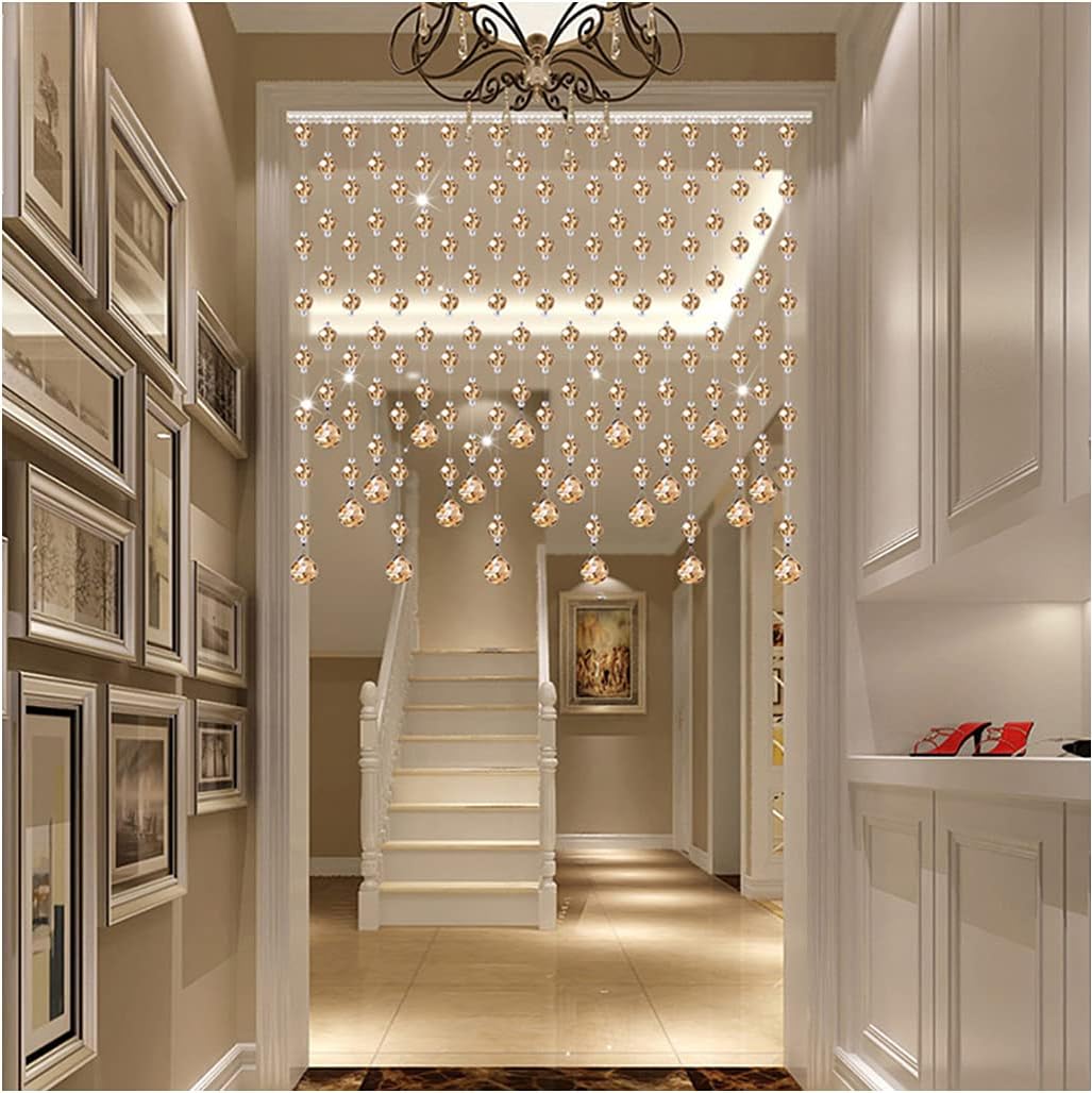 25 Strands Crystal Curtain for Doorways Room Divider