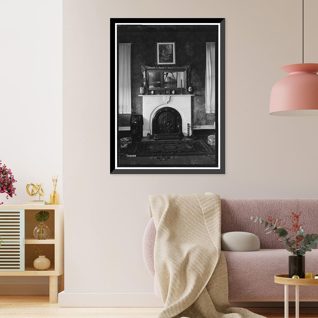 Historic Framed Print of Judge Oliver J Semmes House