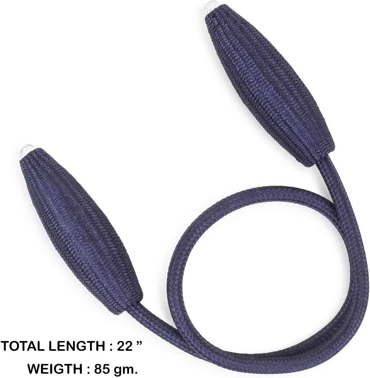 2 Pc DIY Twist Curtain Tieback Clips Blue