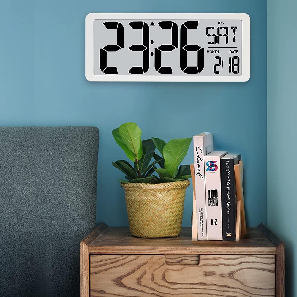 TXL 142 In Digital Wall Clock with Backlight