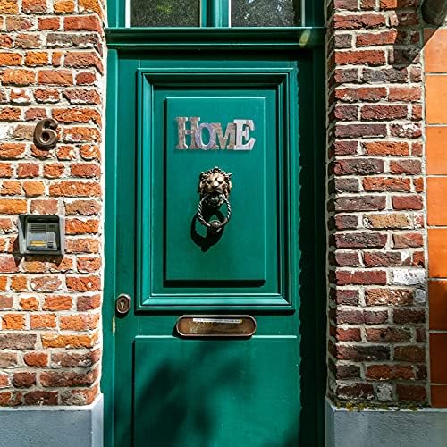 Wooden Home Sign with Classic Multi-Color Letters