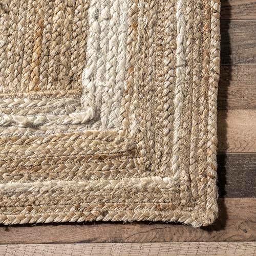 nuLOOM Rikki Jute Runner Rug 26 x 6 Off-white