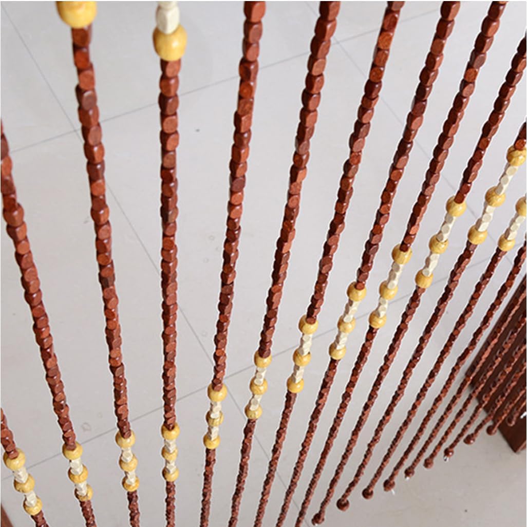 GVILTY Wooden Beaded Curtains 90x175cm