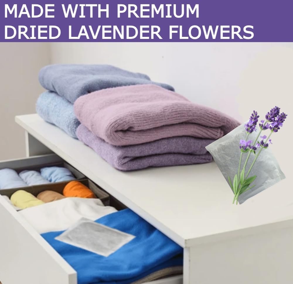 Ultra Essentials Lavender Sachet 6 Pack Natural Fragrance