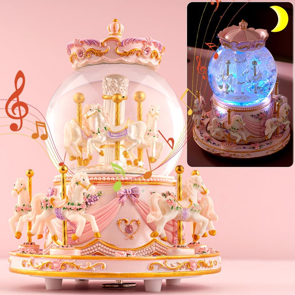 You Are My Sunshine Snow Globe Music Box for Women Girls