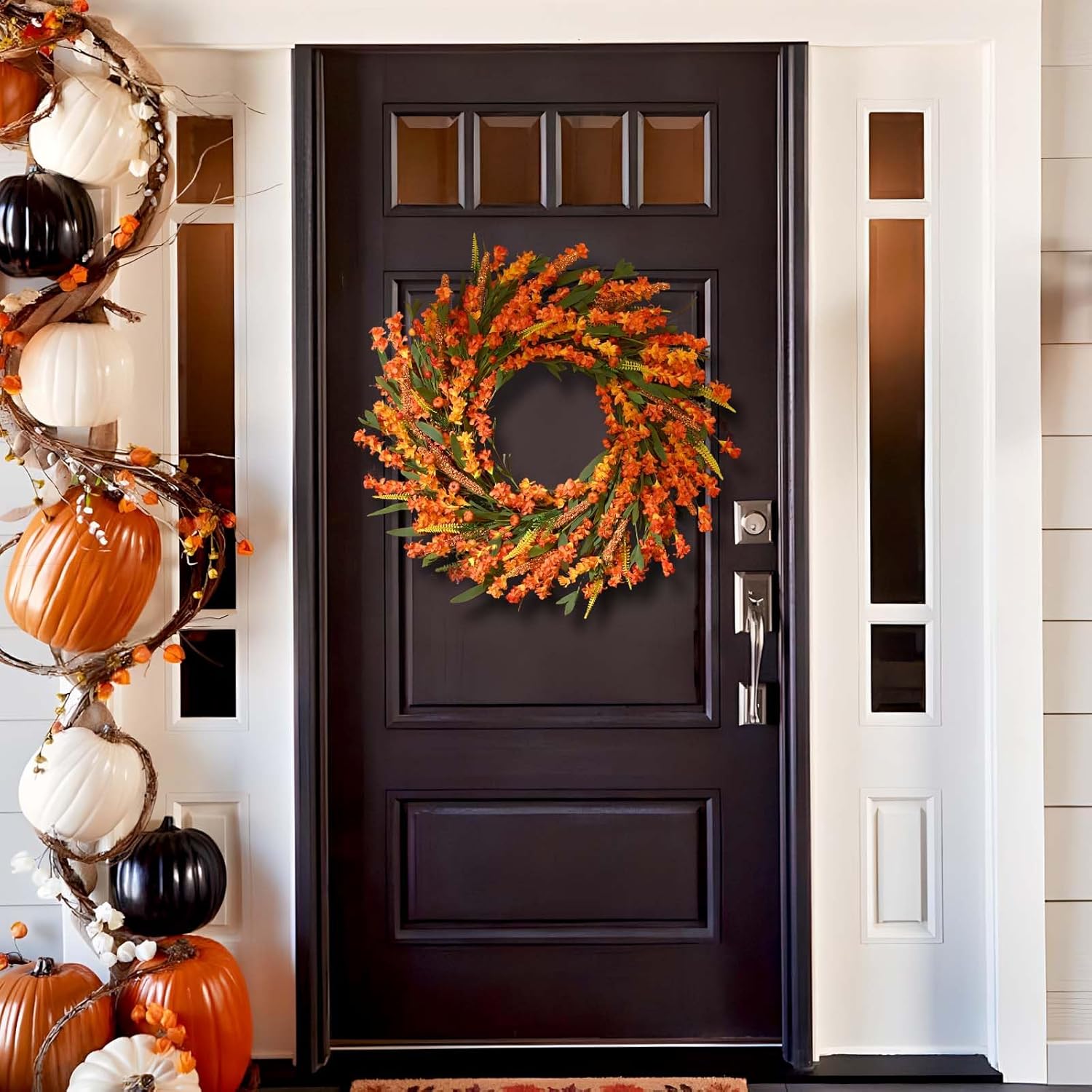 Waipfaru 22 Inch Autumn Door Wreath