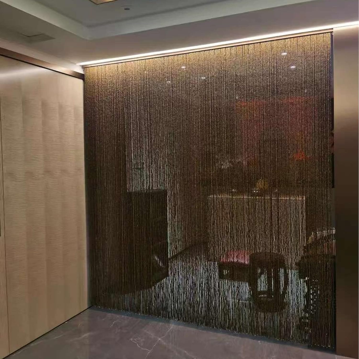 Handcrafted Bamboo Bead Curtain for Doorways and Decor