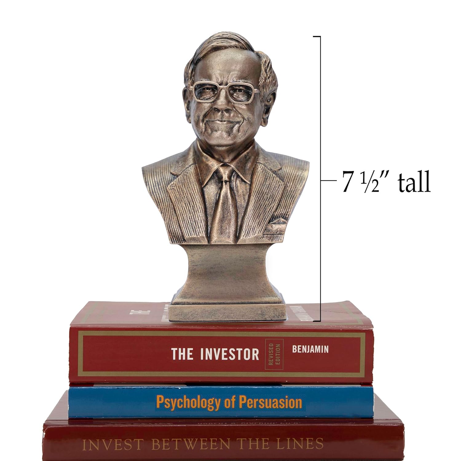 Warren Buffett Bust Statue for Investors and Collectors