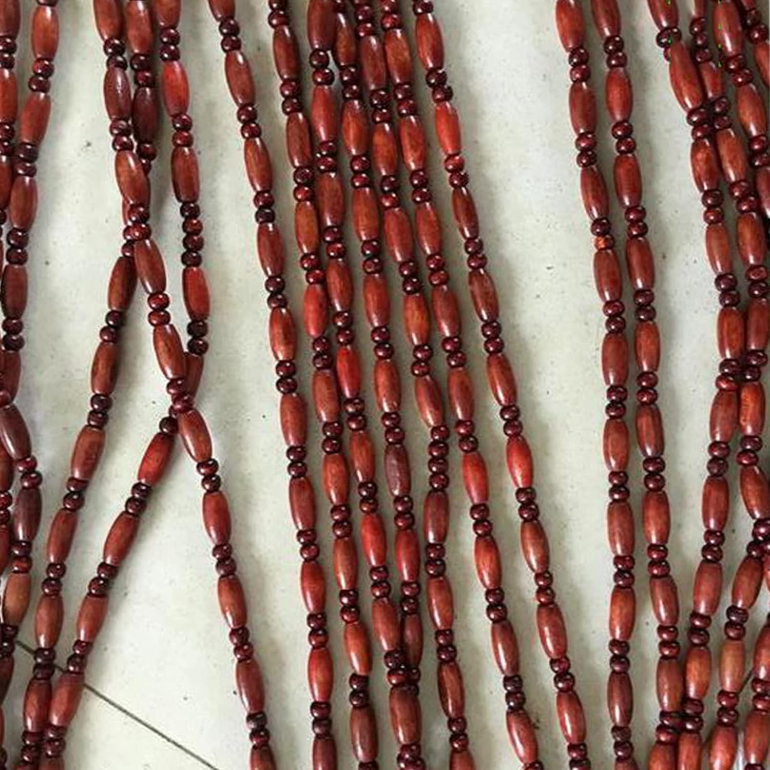 Wooden Beaded Door Curtain for Home Kitchen Room Divider