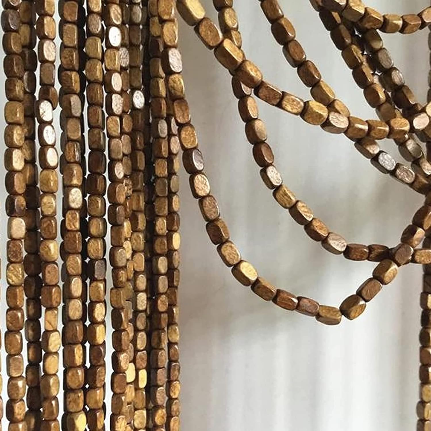 Classic Bamboo Beaded Door Curtain for Privacy