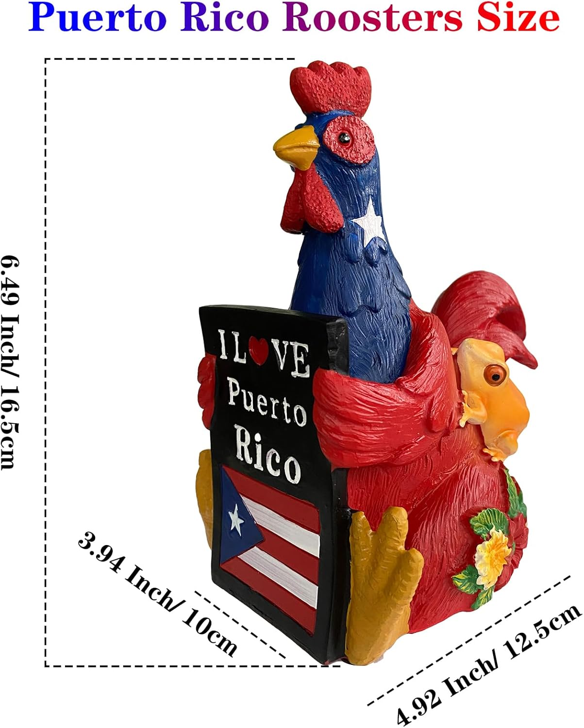 Puerto Rico Coqui Music Box Figurine Boricua Decor