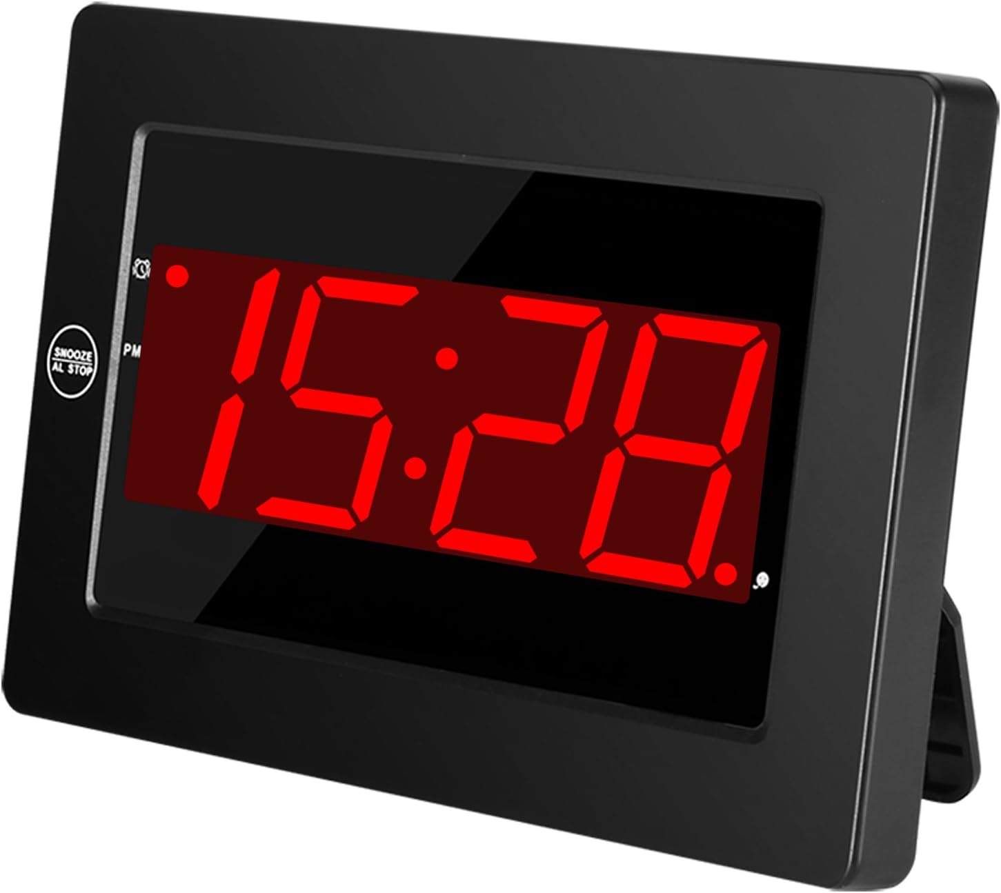 Timegyro Digital Wall Clock with LED Display and Alarm