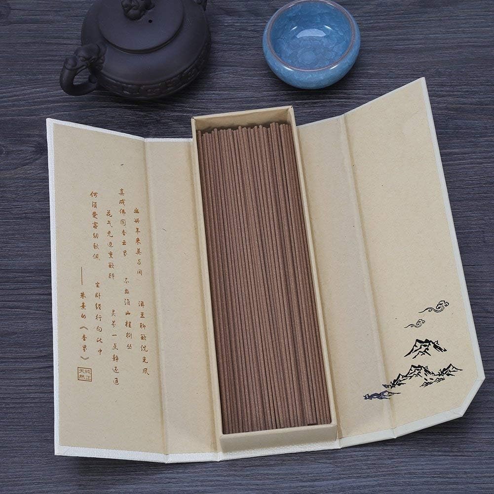 Zerodis 180 Pcs Pack Sandalwood Incense for Home Spa Office Meditation
