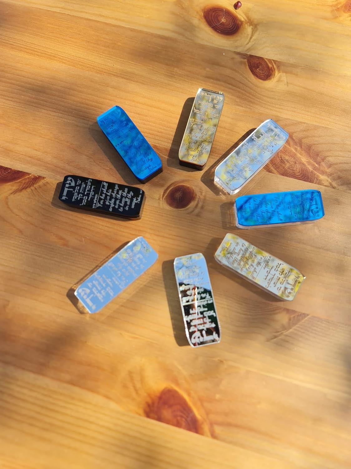 Car Mezuzah with Travelers Prayer and Engraved Blessing