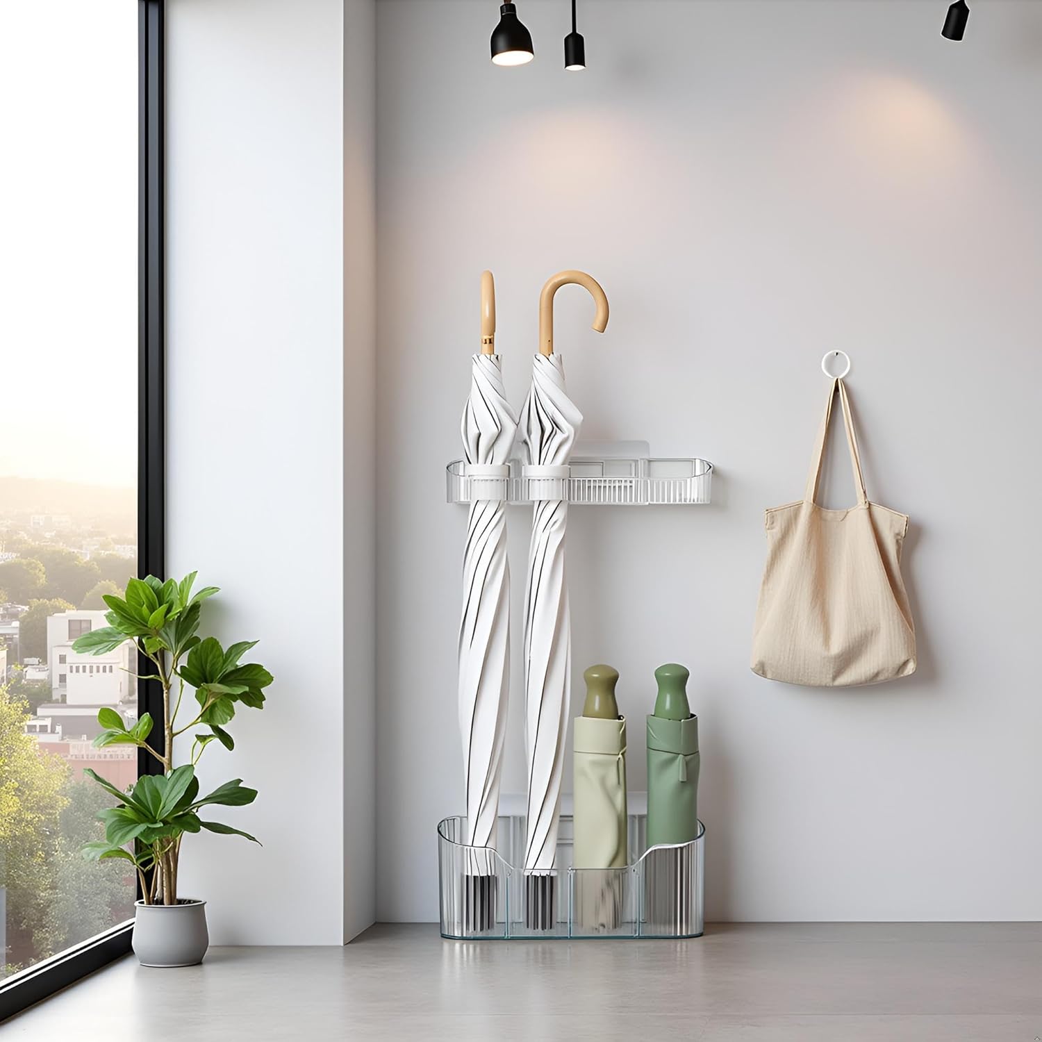 Talkson 2PCS Indoor Wall Mounted Umbrella Stand