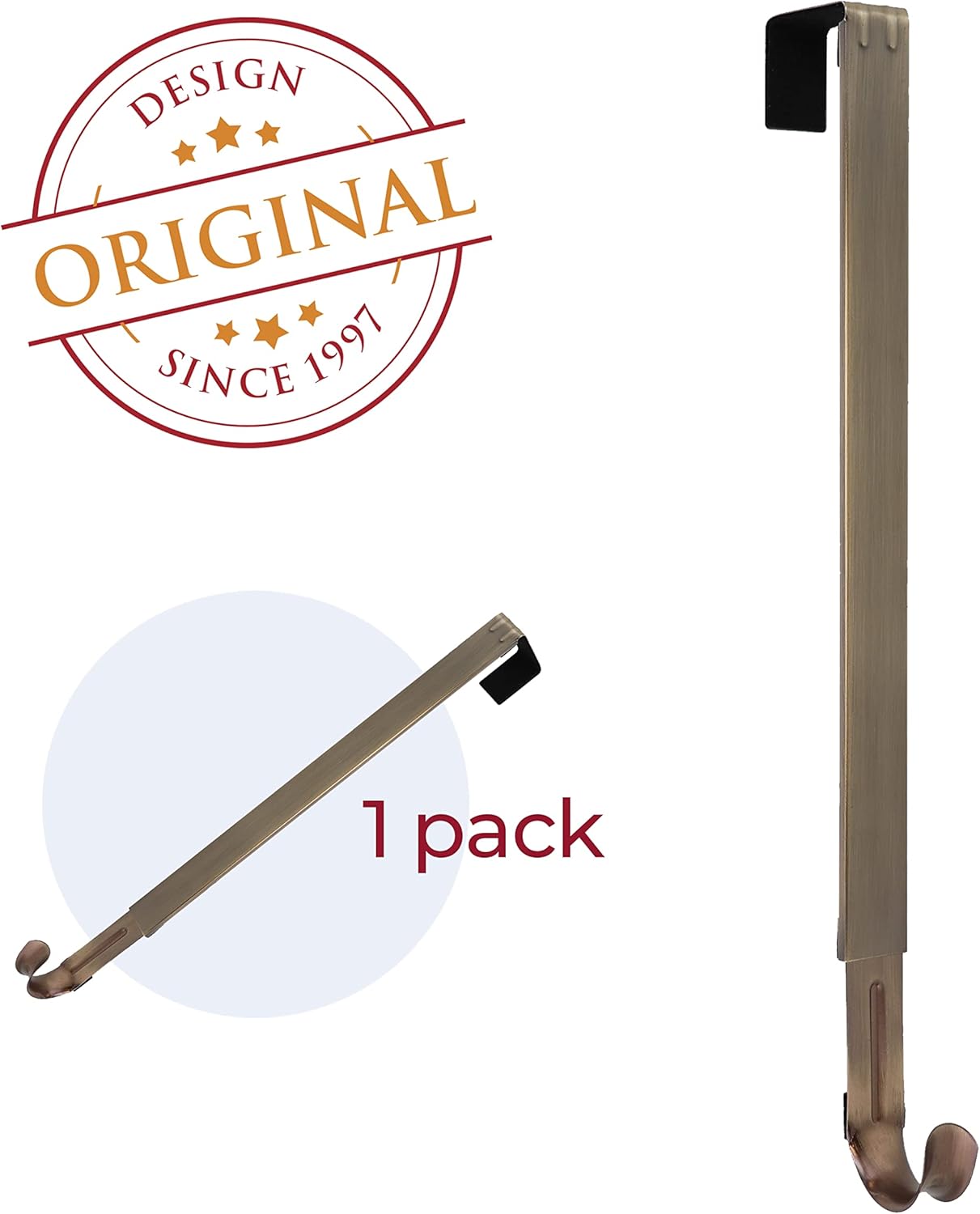 Haute Decor Adjustable Wreath Hanger - 20 Lb Capacity
