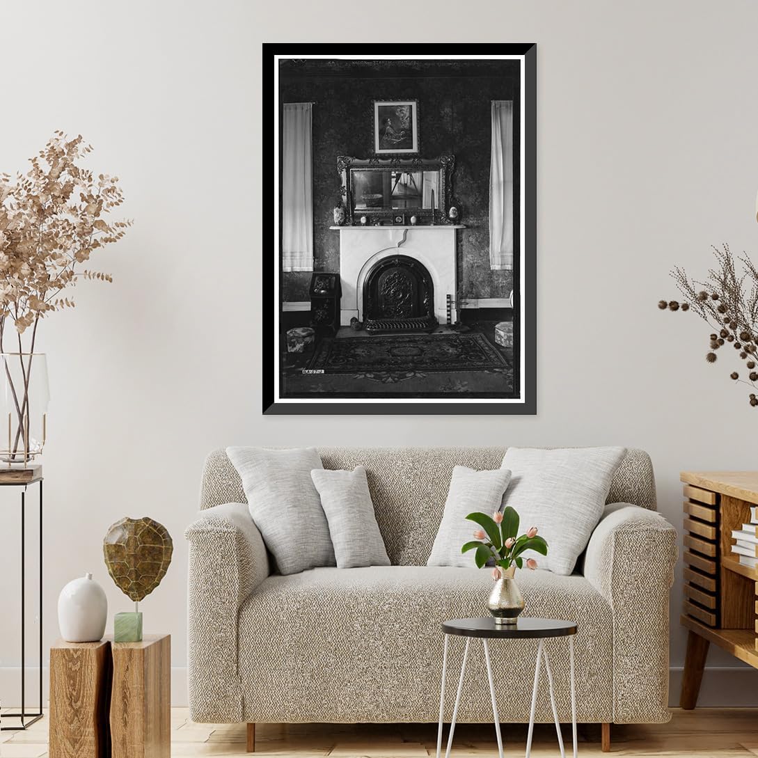 Historic Framed Print of Judge Oliver J Semmes House