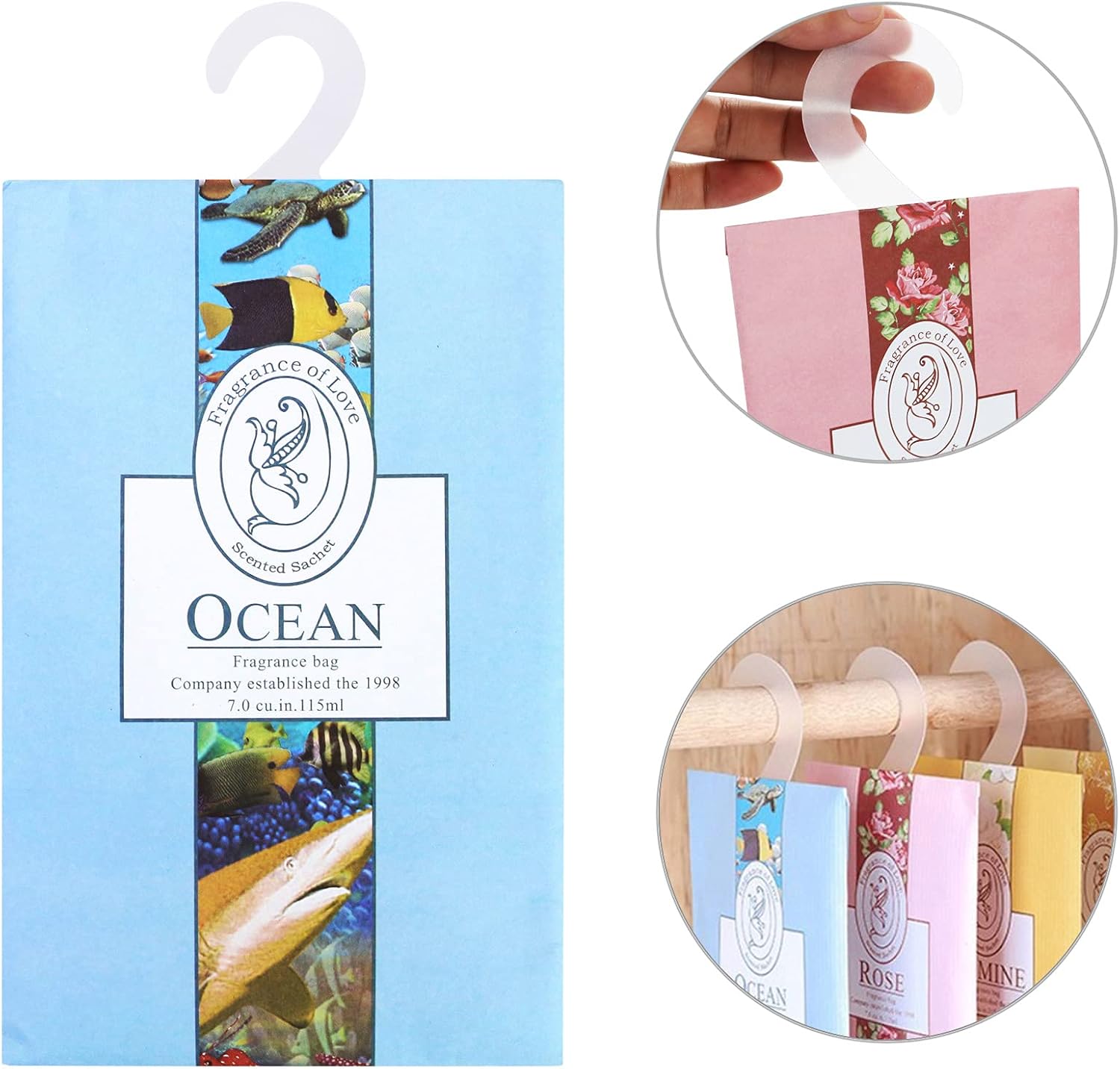 15 Pack Closet Air Freshener with Hanger