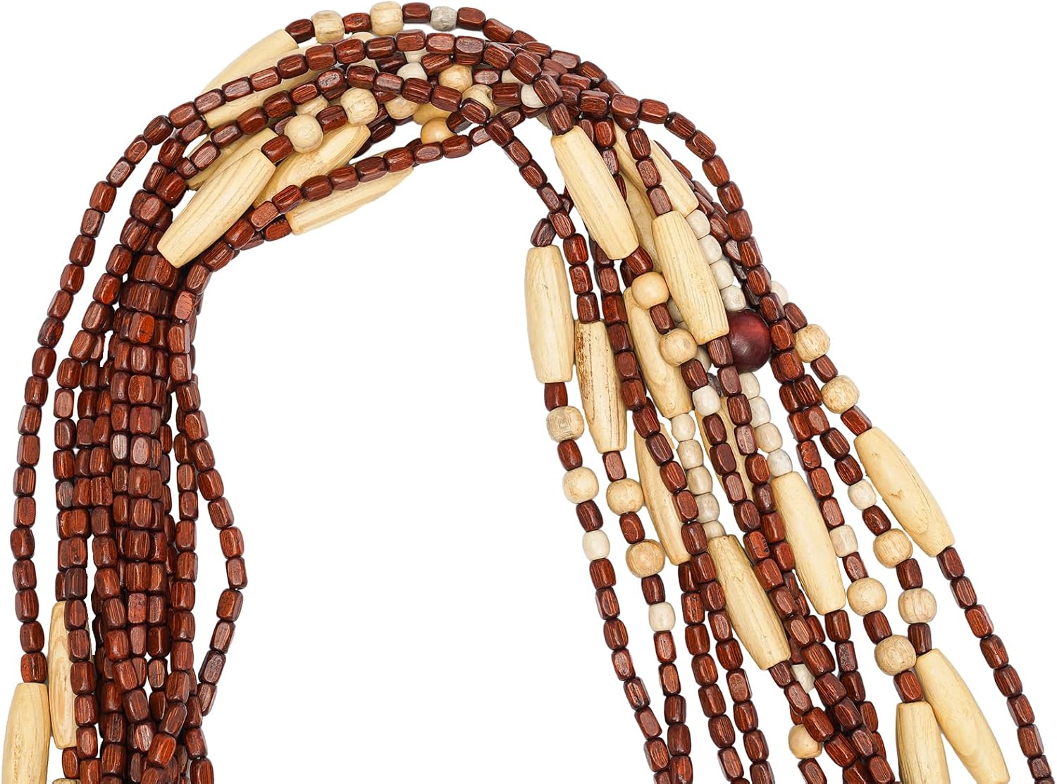 31 Strings Wooden Beaded Curtain for Privacy