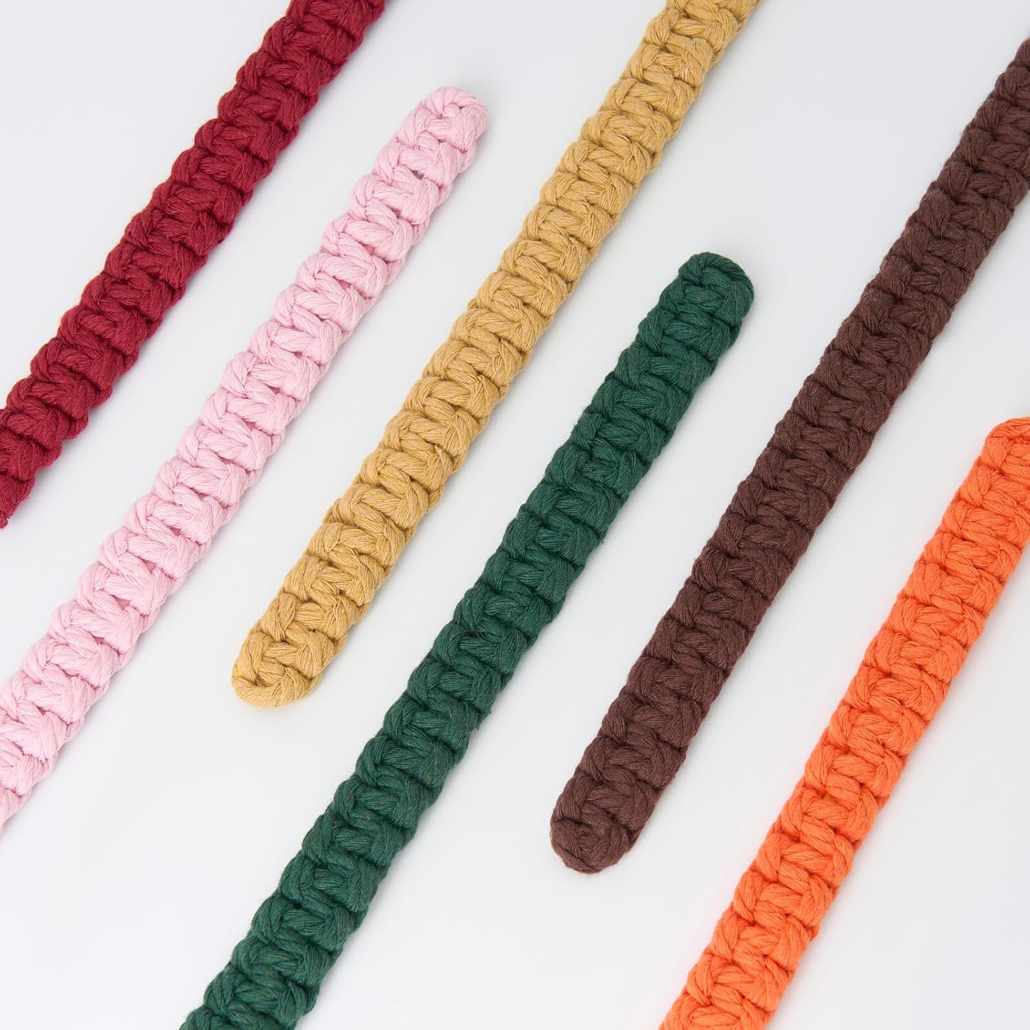 NICEEC 4 Pack Natural Cotton Rope Curtain Tiebacks