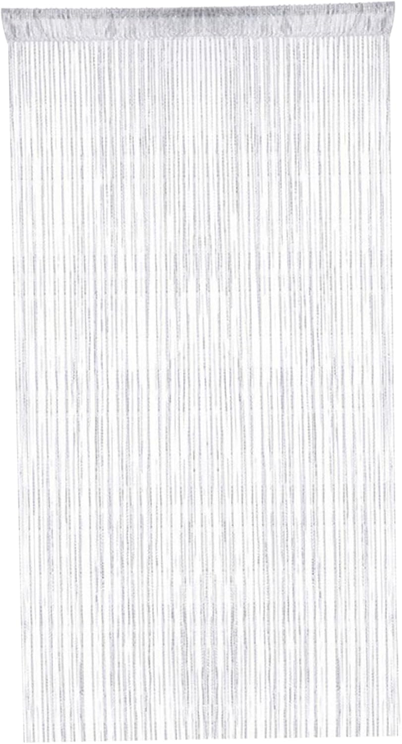 Elegant Tassel Beaded Door Curtain Fly Screen 79x39 Inch