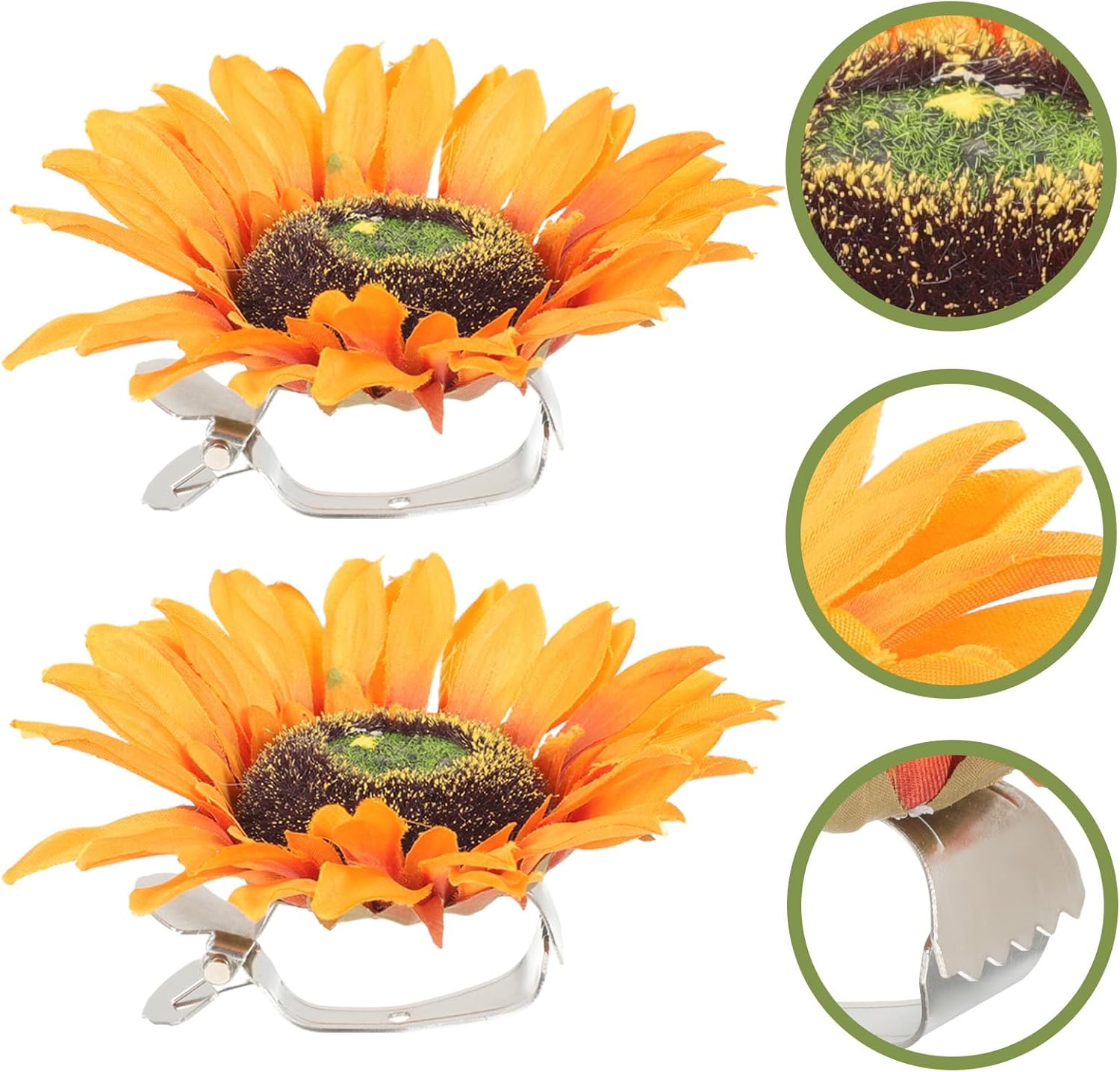2Pcs Sunflower Curtain Tiebacks for Home Office Decor