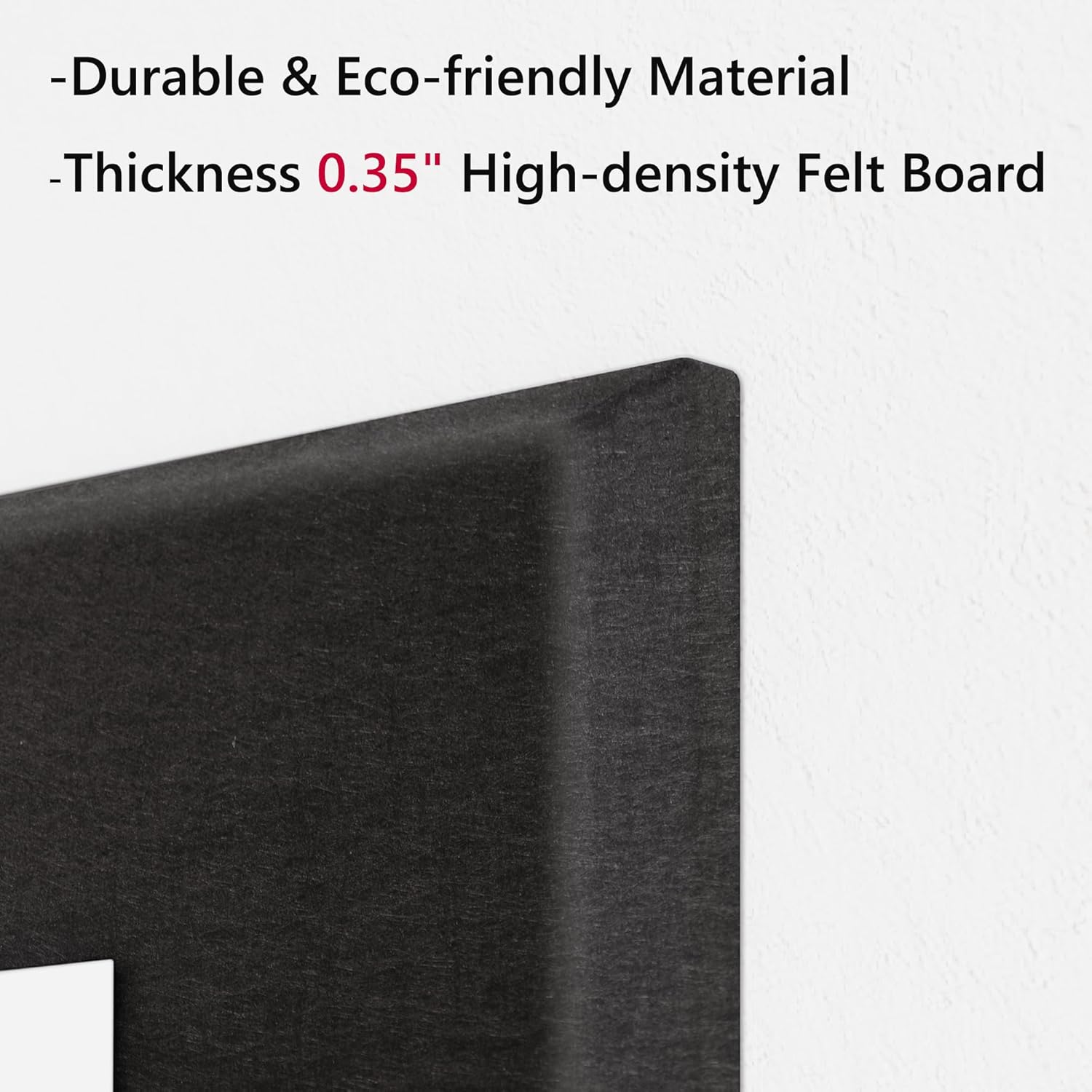 Neatsure 48x36 Inch Decorative Bulletin Board with Pushpins