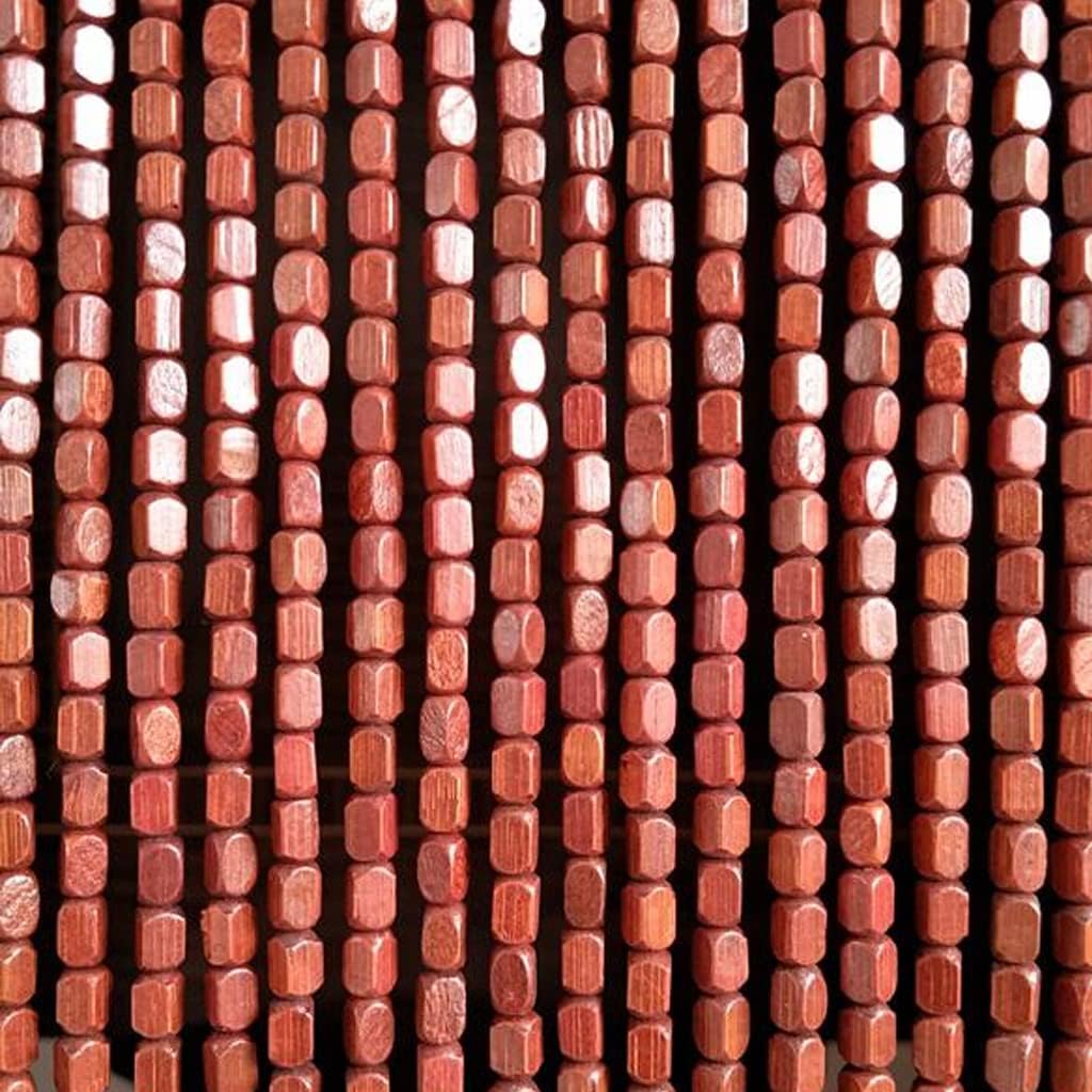 ZHOUXIAO 90 Strand Bamboo Beaded Curtain with Rods
