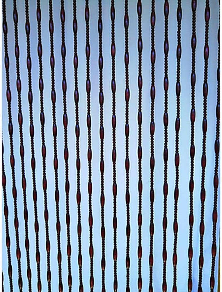 FCHMY Beaded Curtain Wooden Door Divider Panel