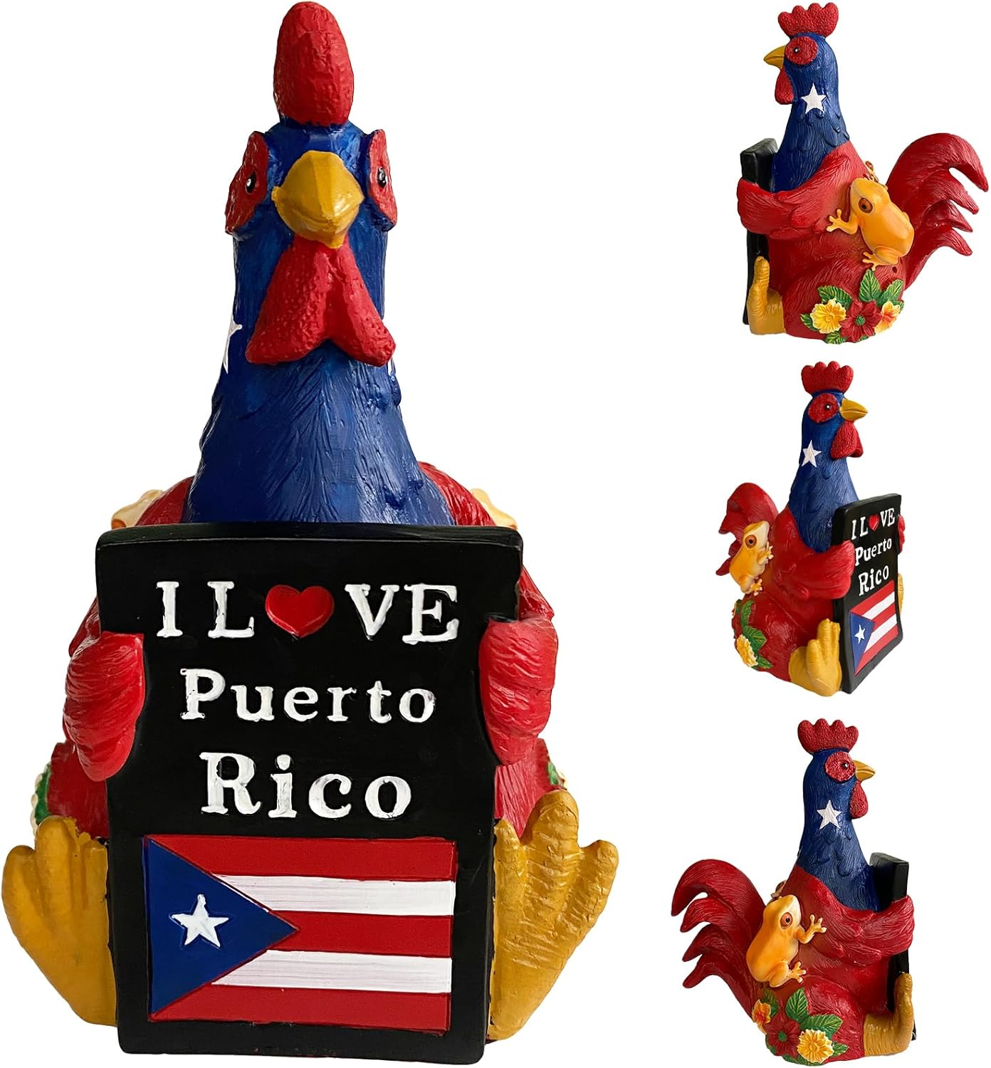 Puerto Rico Coqui Music Box Figurine Boricua Decor