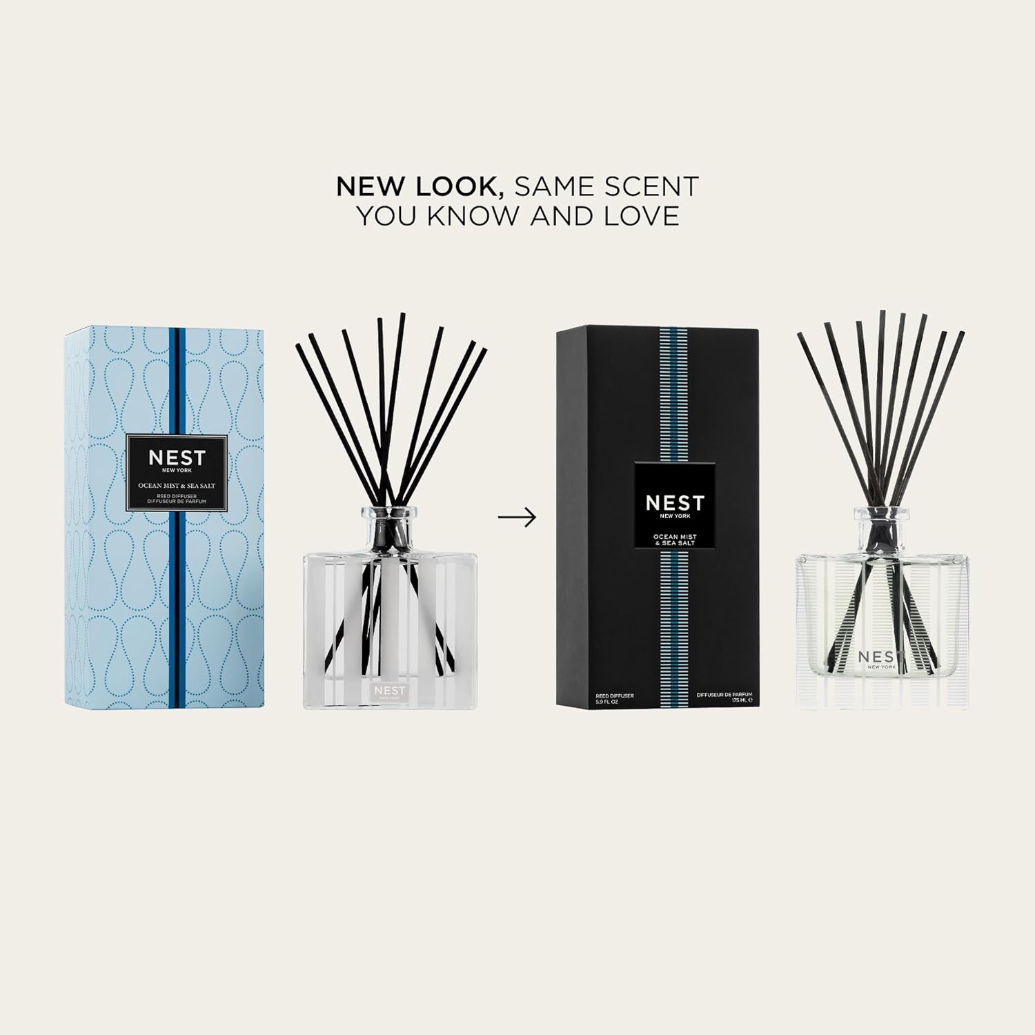 NEST New York Reed Diffuser Ocean Mist Sea Salt 59 Fl Oz