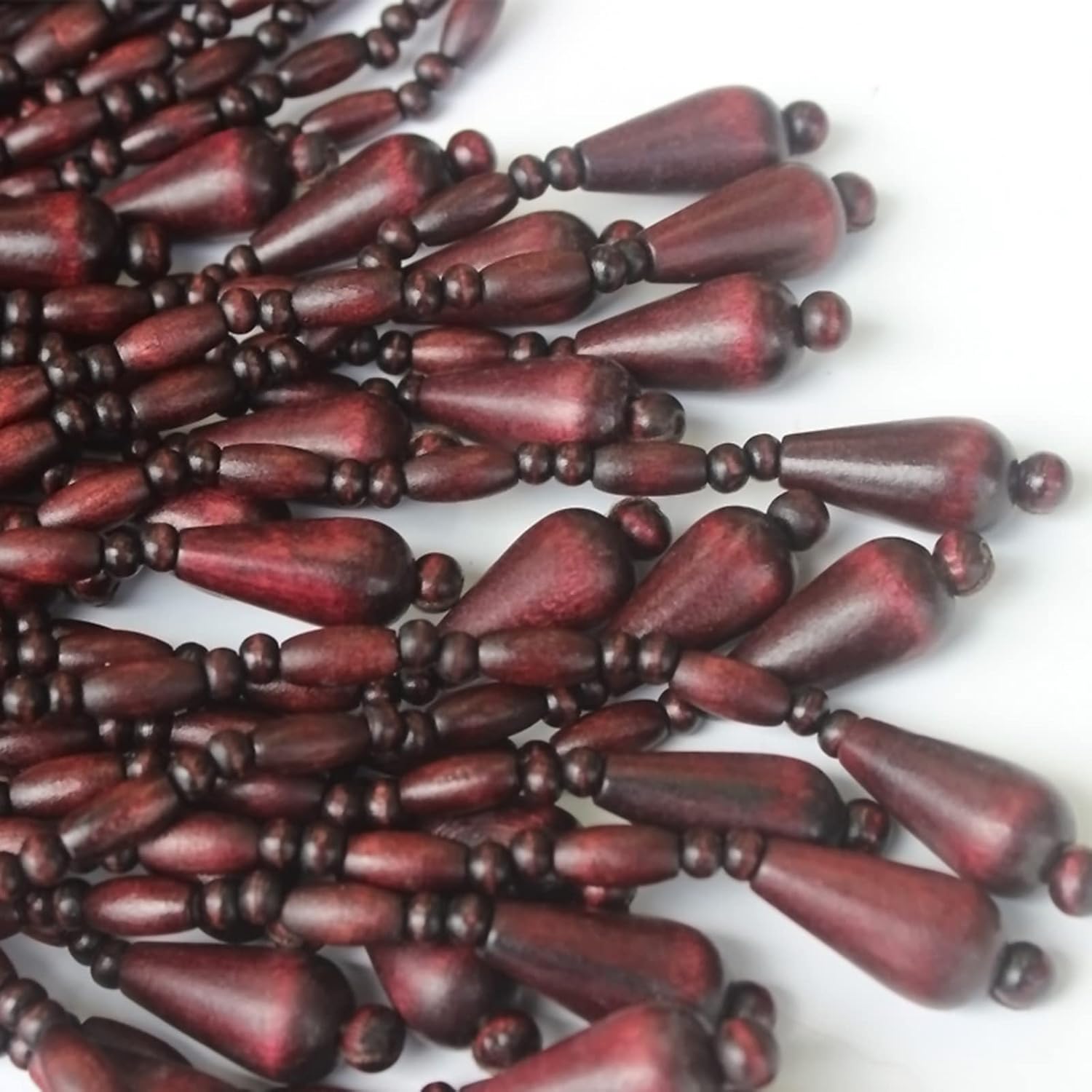 Bamboo Beaded Door Curtain for Entryway and Room Divider