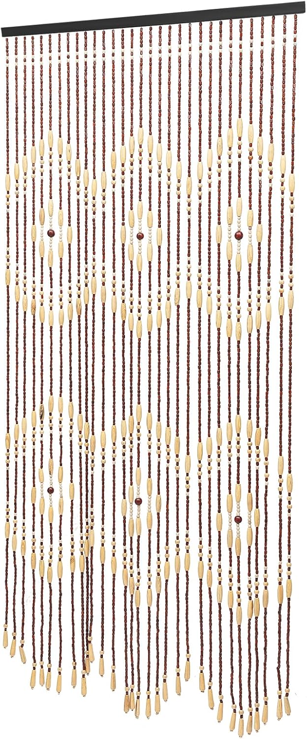3543 x 689 Inch Wall Hanging Curtains with Wooden Beads