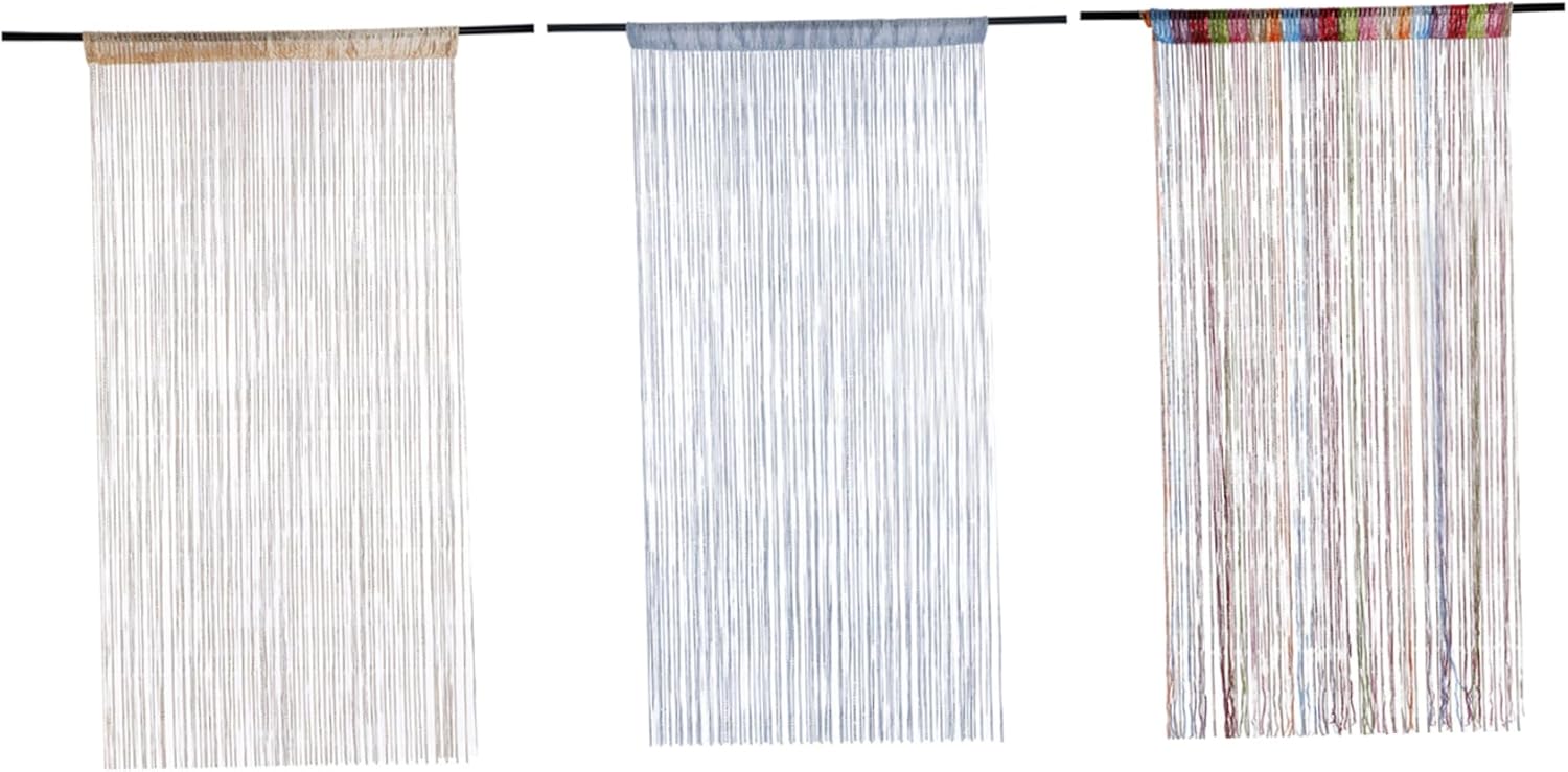Wedhapy Door Fly Screen Curtain with Tassels 3937x7874 Inch