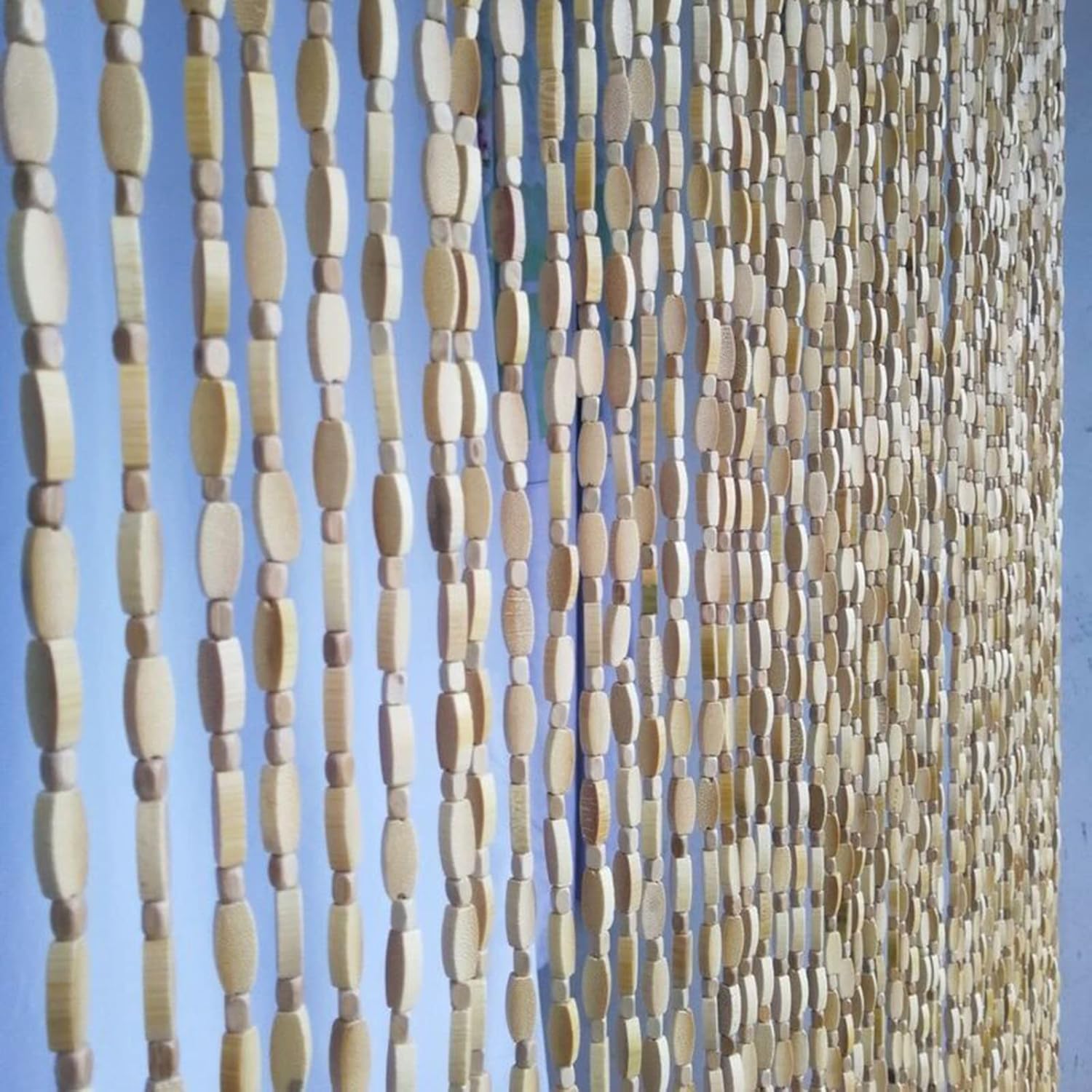 Bamboo Beaded Door Curtain for Privacy and Style