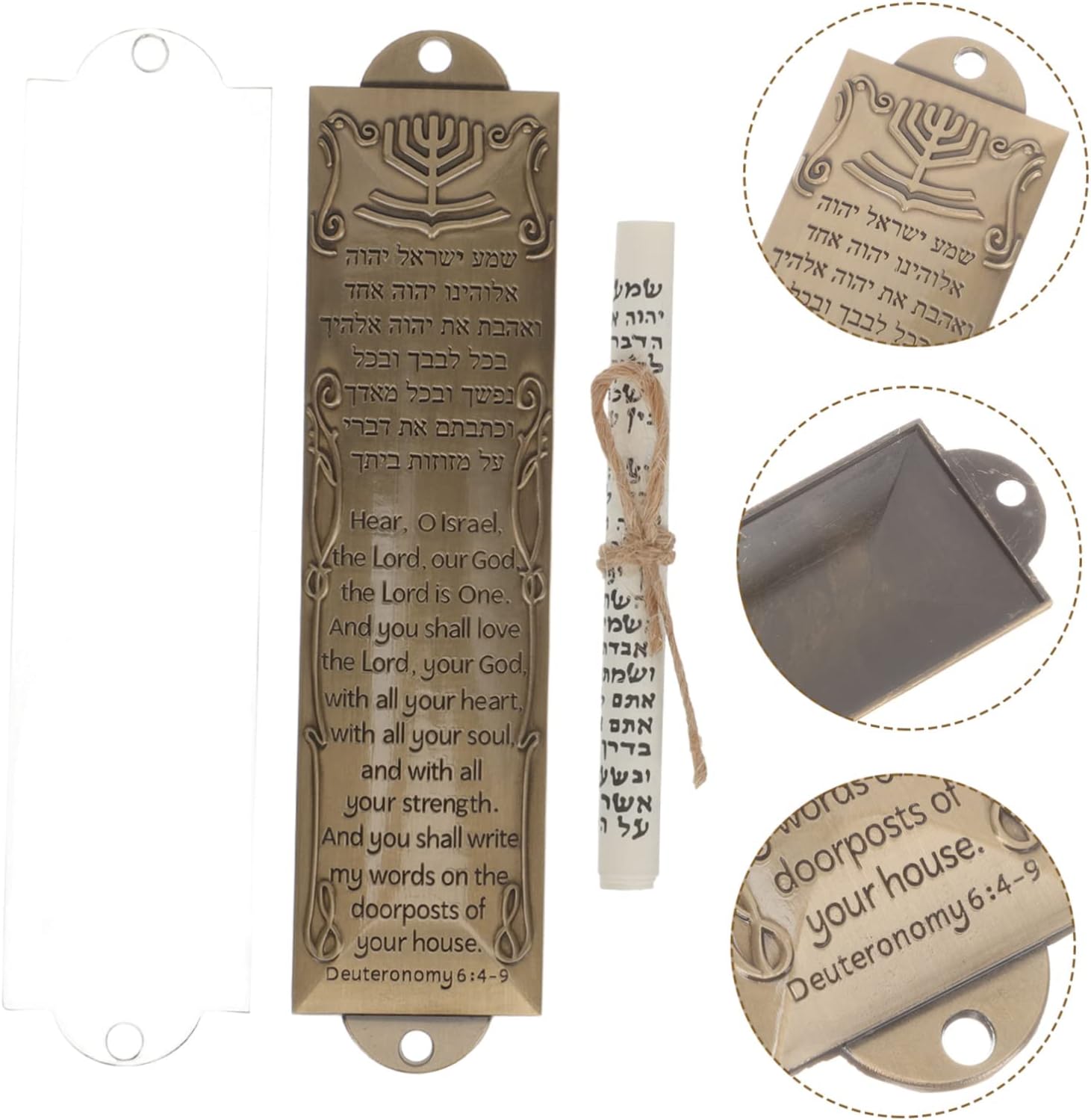 Jewish Mezuzah with Scroll Door Hanger Decor